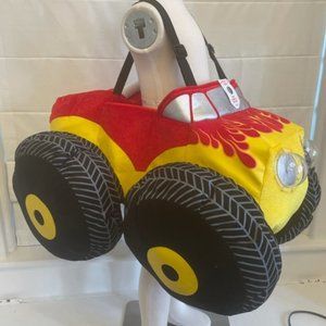 Monster Truck 3-D Costume Light Up Sounds Racecar Big Tires CARS Hot Wheels